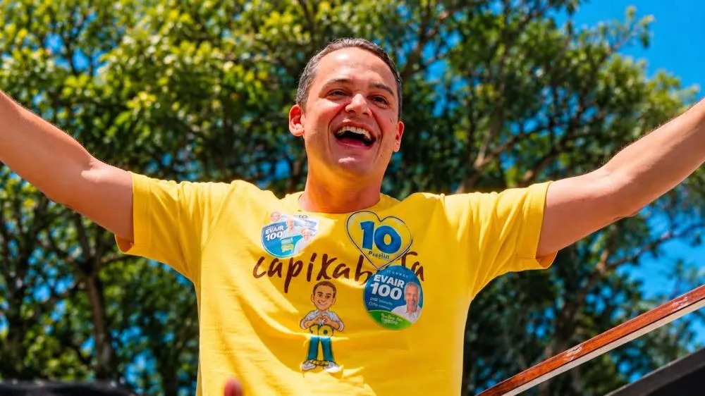 'Sentimento é de gratidão. Eu não tenho histórico familiar na política', diz Lorenzo Pazolini após avançar ao 2º turno no ES